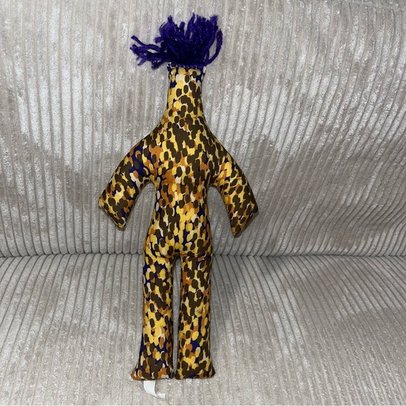 Dammit Doll purple orange stress relief like new - Picture 4 of 4